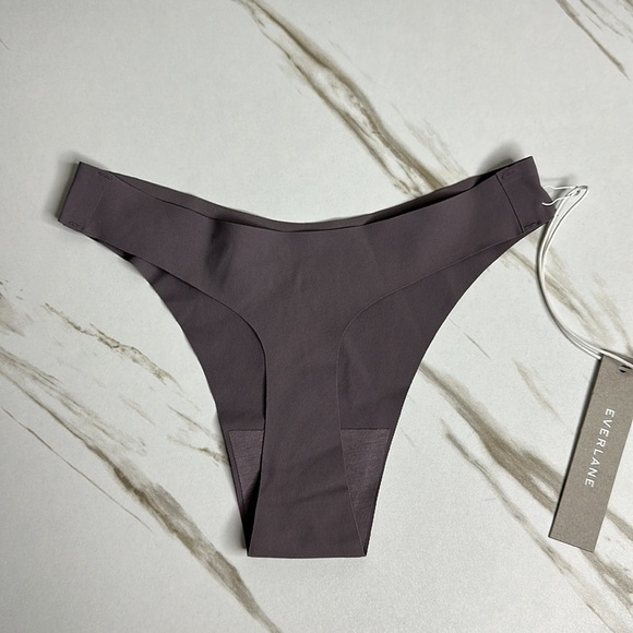 Everlane The Invisible Thong NWT in Plum Grey Size XXS - Picture 7 of 7